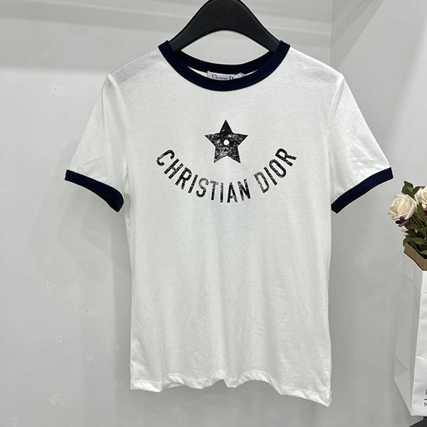 注目★【ディオール】ディオリビエラ tシャツ 偽物コットンジャージー 443t27a4537
